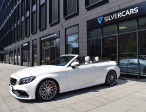 Mercedes Benz C63S AMG/Cabrio/Ocean Blue Edition/Akrapovič 605 PS/1 of 150